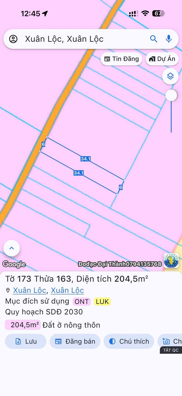 Đất thổ cư Xuân Trường 210m² giá chỉ 500 triệu - Cơ hội đầu tư hấp dẫn!