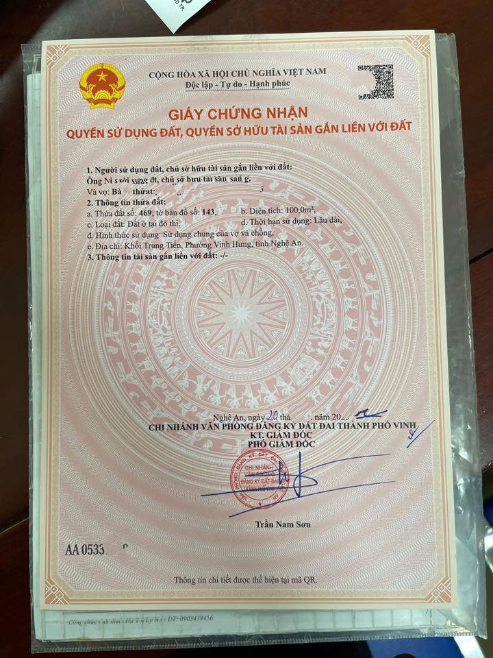 Đất nền Hưng Đông, Vinh 100m² giá 3 tỷ - Lô góc 2 mặt tiền, thuận tiện đầu tư!