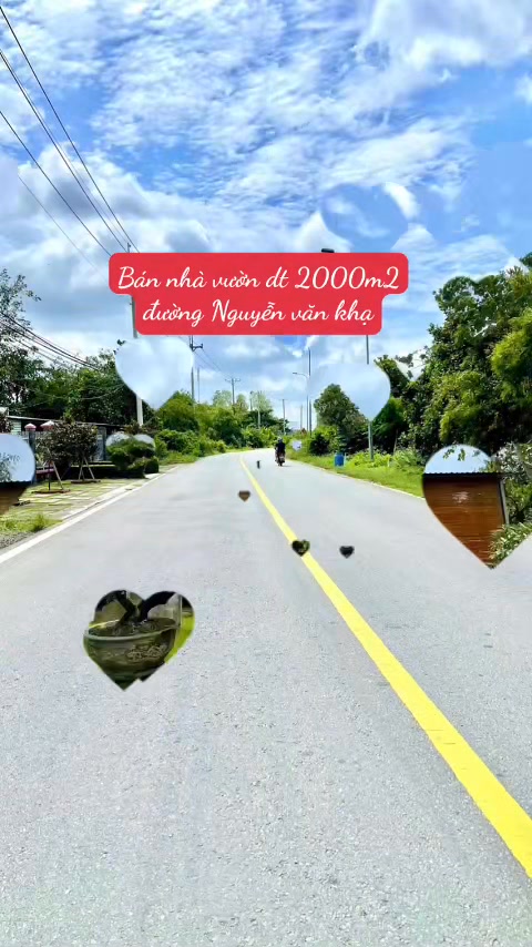 Nhà vườn 2 mặt tiền Nguyễn Văn Khạ 2000m² giá 8 tỷ - Cơ hội đầu tư sinh lời!