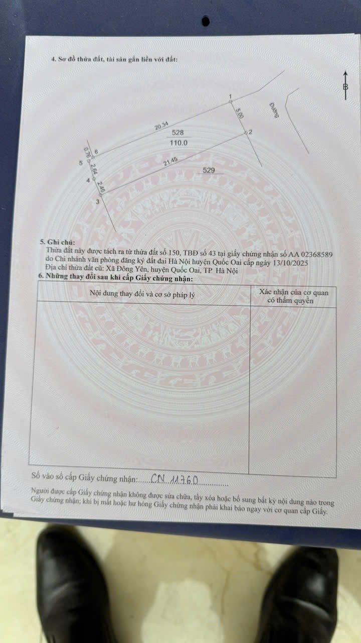 Đất nền Yên Thái, Phú Cát 110m² giá 2 tỷ - Cơ hội đầu tư không thể bỏ qua!