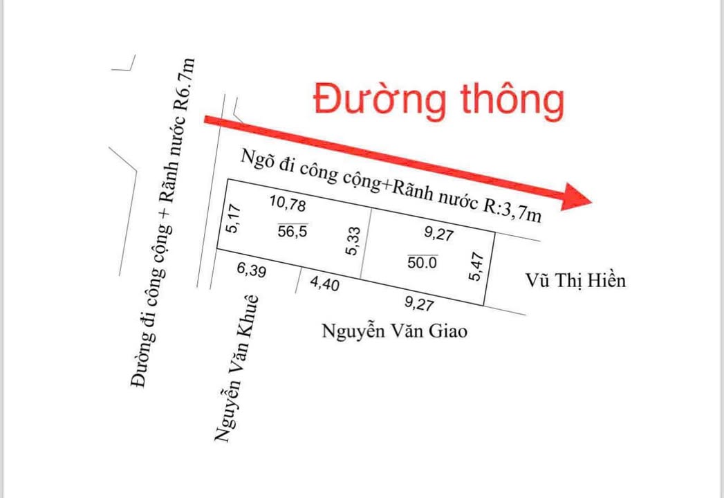 Đất nền chính chủ phường Hoa Động, Thủy Nguyên 50m² giá 1.1 tỷ - Cơ hội đầu tư hấp dẫn!