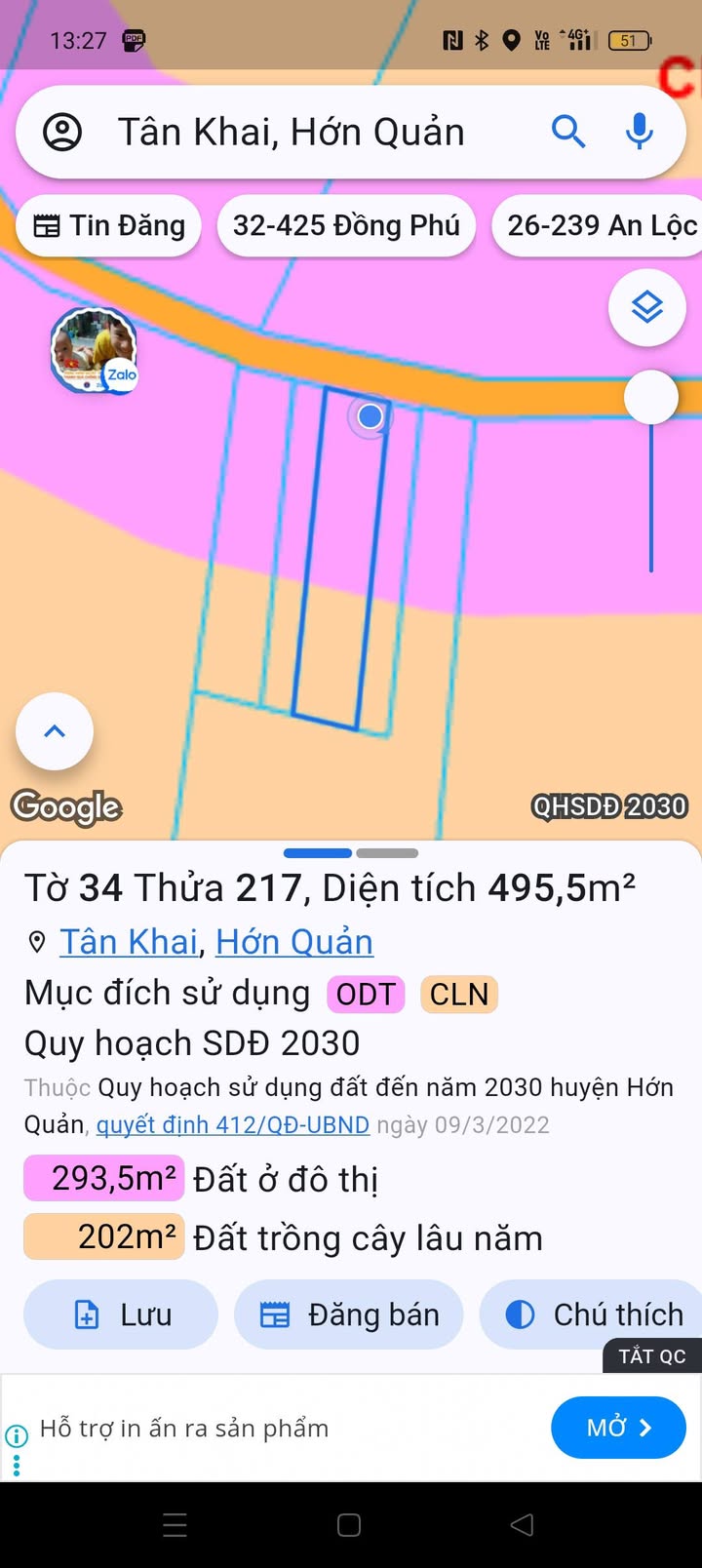 Đất nền Tàu Ô Tân Khai 500m² giá thỏa thuận - Đầu tư sinh lời ngay!