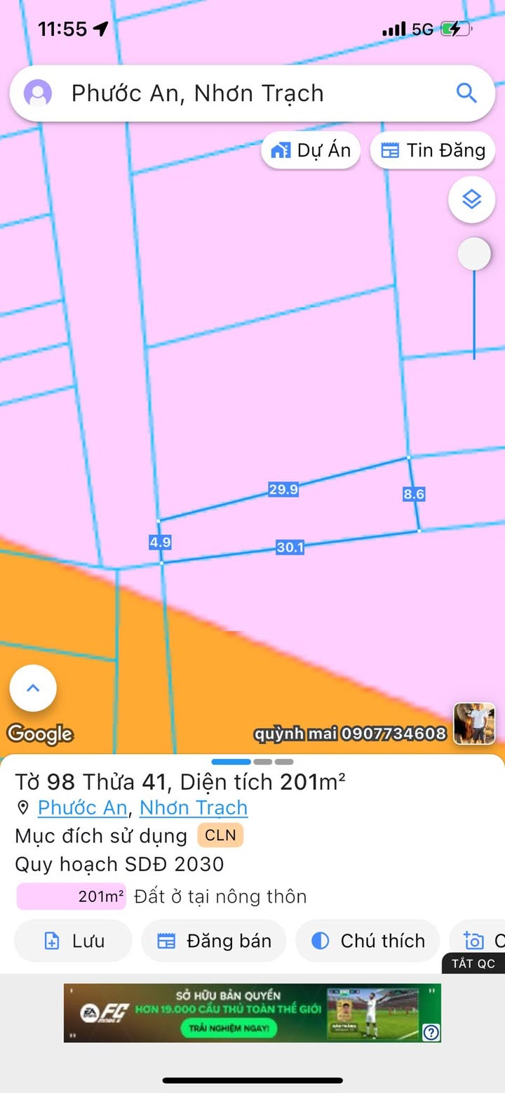 Đất nền 200m² xã Phước An, Nhơn Trạch chỉ 1.7 tỷ - Cơ hội đầu tư tuyệt vời!