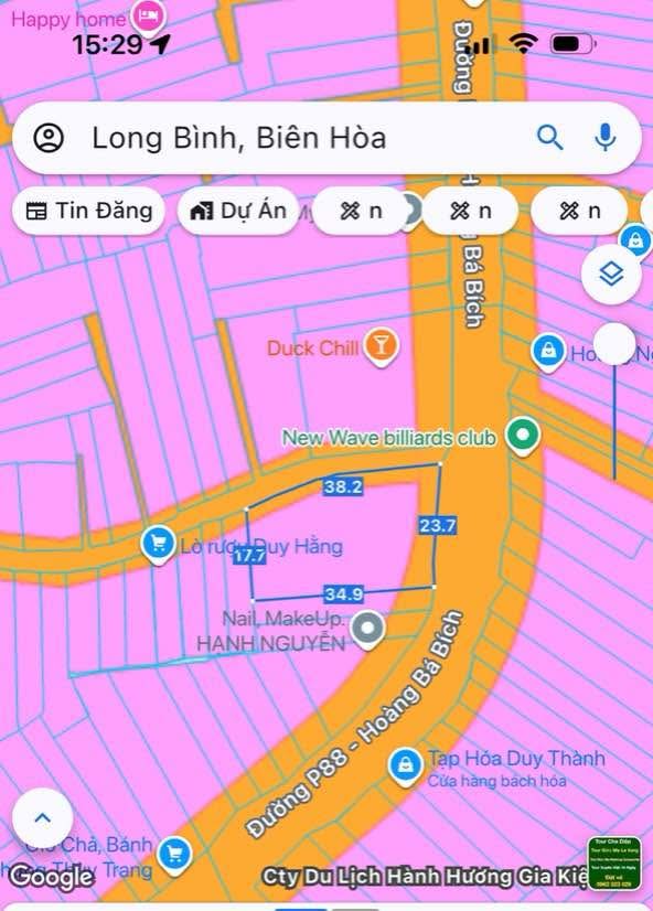 FrontHouse 2 mặt tiền đường kinh doanh Long Bình 805m² giá 25 tỷ - Cơ hội đầu tư tuyệt vời!