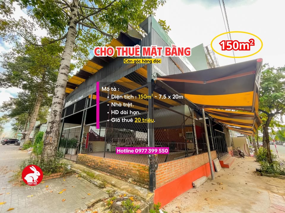 Mặt bằng cho thuê căn góc 150m² tại Phú Lợi - Vị trí đắc địa, giá chỉ 20 triệu/tháng!