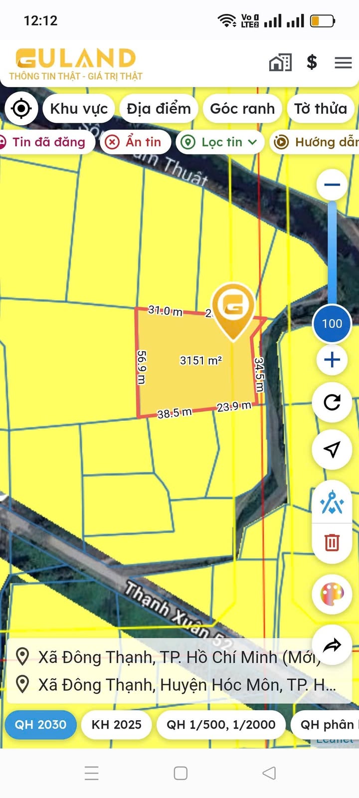 Đất vườn Đông Thạnh Hóc Môn 3200m² giá 11.2 tỷ - Sổ đỏ chính chủ, pháp lý rõ ràng!