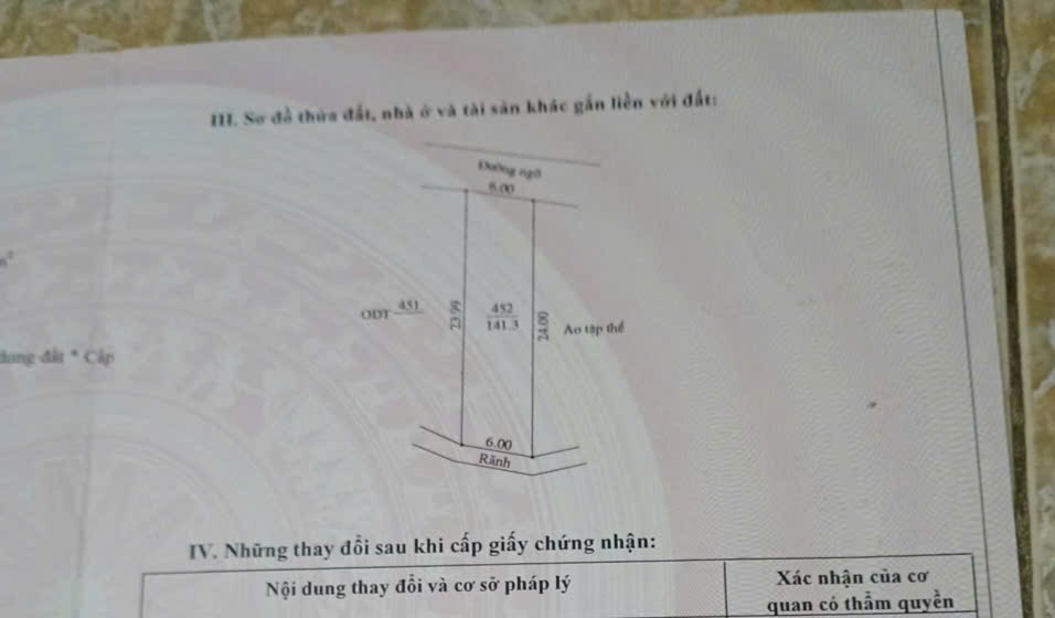 Đất thổ cư Yên Ninh, Việt Yên 141m² giá 3 tỷ - Đầu tư sinh lời cao!