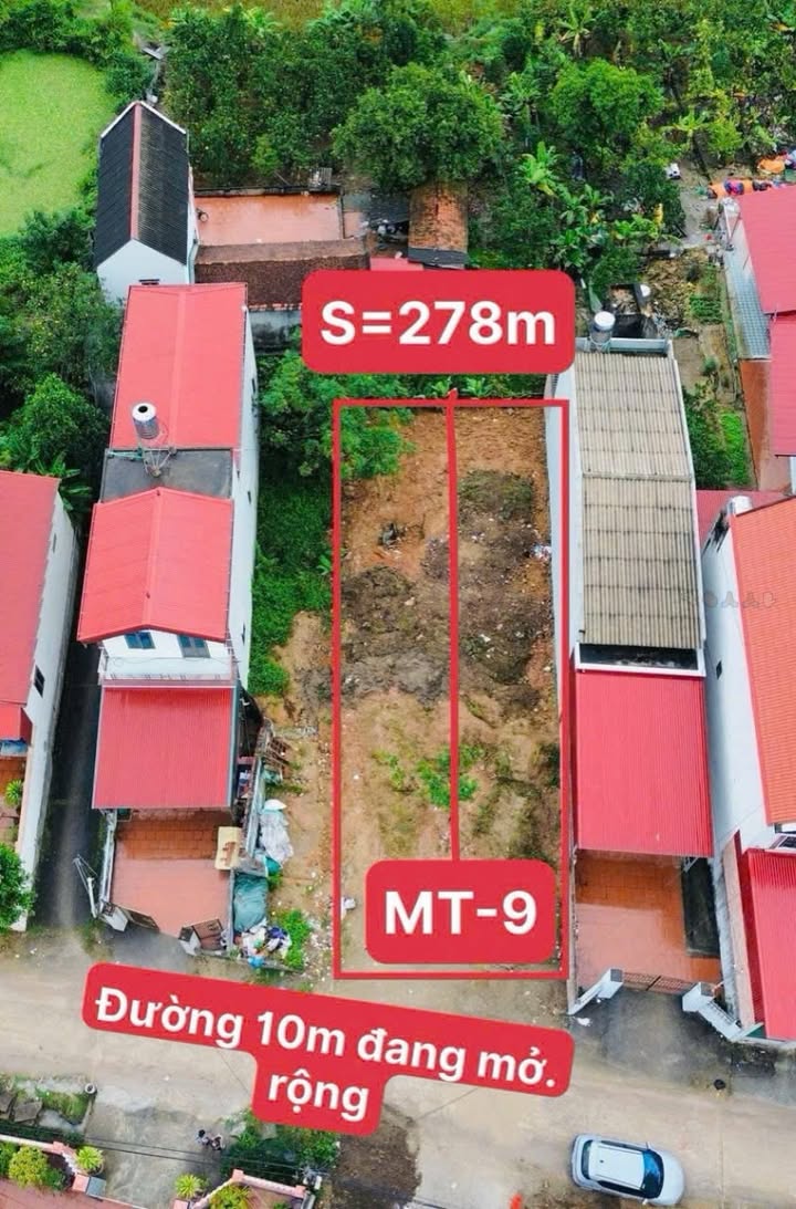 Đất nền Vân Hà, Việt Yên 278m² giá 2 tỷ - Cơ hội đầu tư tuyệt vời!
