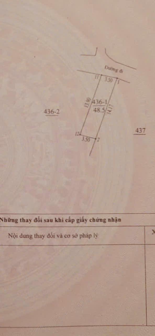 Đất thổ cư Di Trạch Hoài Đức 48,5m² - Ô tô đỗ cửa, giá đầu tư hấp dẫn!