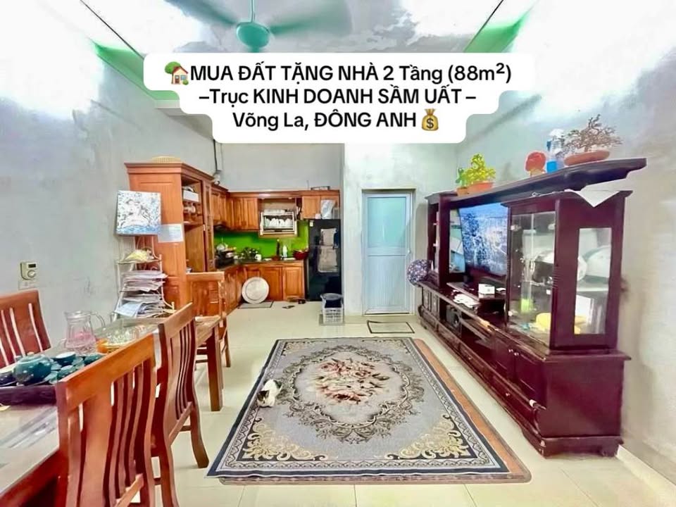 Đất Võng La Đông Anh 75m² giá thỏa thuận - Mua đất tặng nhà 2 tầng mới đẹp!