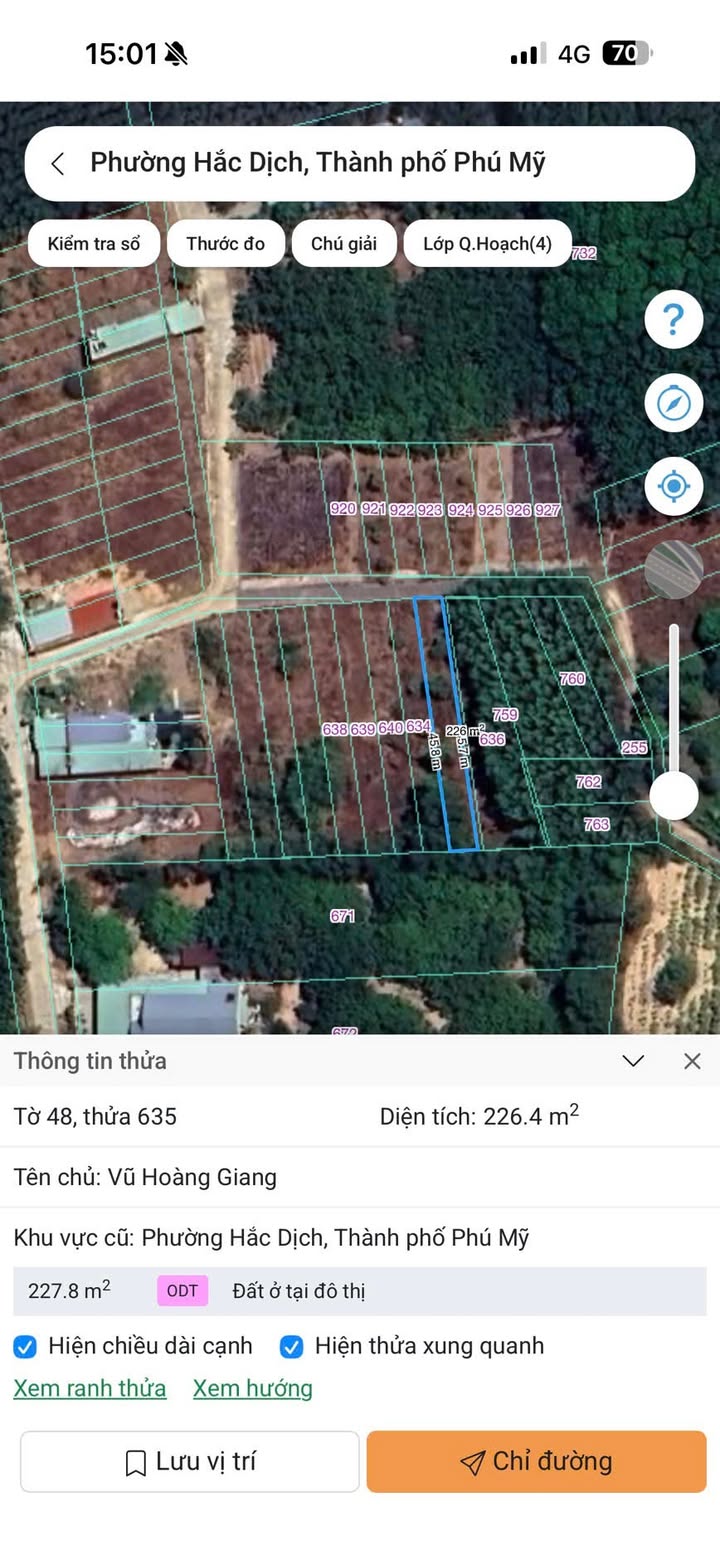 Đất thổ cư mặt tiền đường Suối Nhum, phường Tân Thành, 225m² chỉ 1.25 tỷ - Cơ hội đầu tư tuyệt vời!