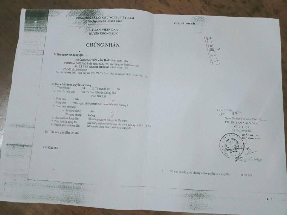 Đất nền Cư Bao, Buôn Hồ 1000m² giá 430 triệu - Đầu tư sinh lời tiềm năng!