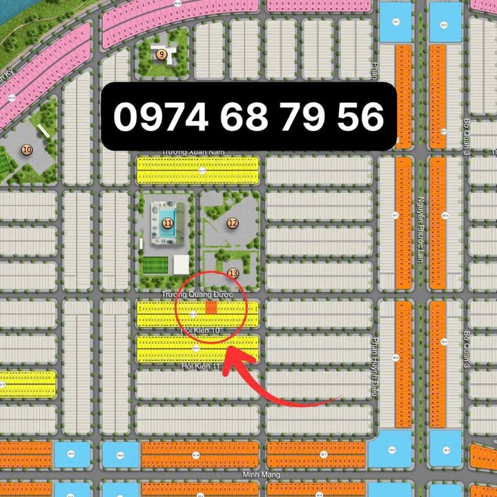 Đất nền liền kề đường Trương Quang Được, Đà Nẵng - Diện tích 102,5m² chỉ từ 5.763 tỷ!