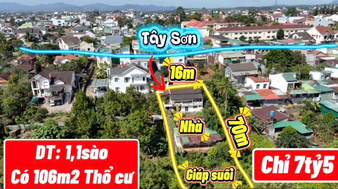 Bán nhà 1,1 sào tại Phường 2 Bảo Lộc, giá 11 tỷ - Gần suối, sẵn sàng kinh doanh!