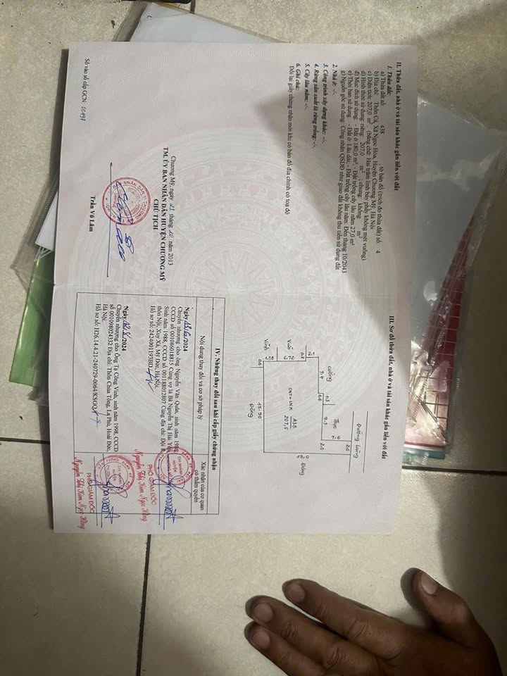 Đất nền thổ cư 207m² tại xã Ngọc Hòa, huyện Chương Mỹ - Đầu tư sinh lời cao!