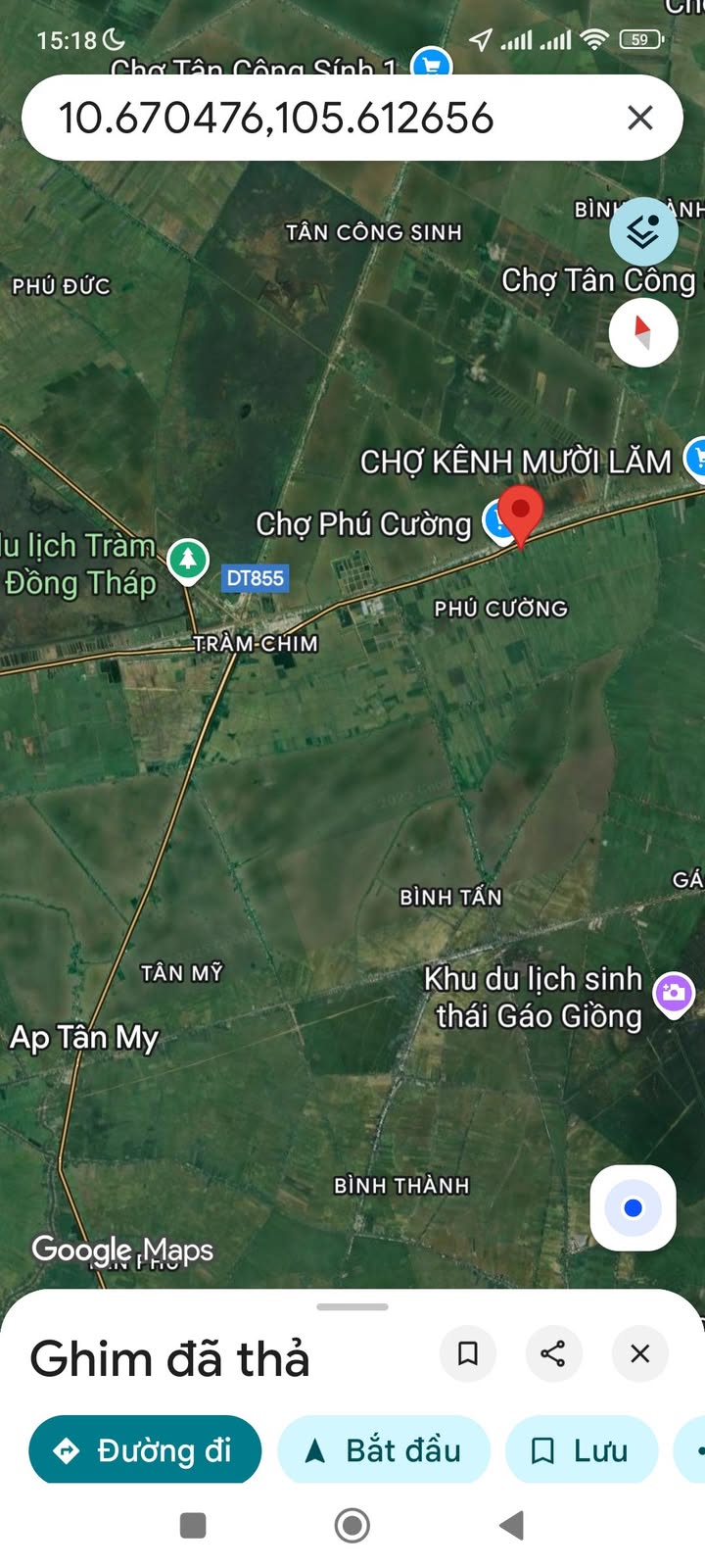 Đất nền đường ĐT844 xã Phú Cường 1.600m² giá 6 tỷ - Đầu tư sinh lời ngay!