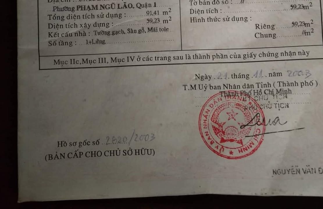 Bán gấp FrontHouse Hẻm 57 Bùi Viện, Quận 1, 91m² - Kinh doanh sầm uất ngay phố Tây!