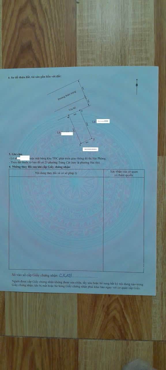 Đất nền TĐC Tràng Cát Hải Phòng 40m² giá 2.2 tỷ - Sổ đỏ chính chủ, ô tô đỗ cửa!