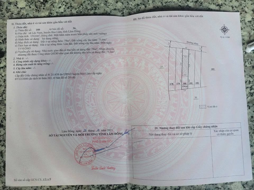 Đất mặt đường nhựa Lộc Nam 175m² giá 450 triệu - Đầu tư sinh lời ngay!