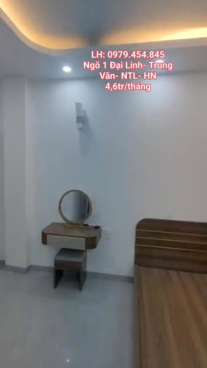 Cho thuê CCMN Ngõ 1 Đại Linh Trung Văn 30m² giá 4.6 triệu - Nhà mới full nội thất
