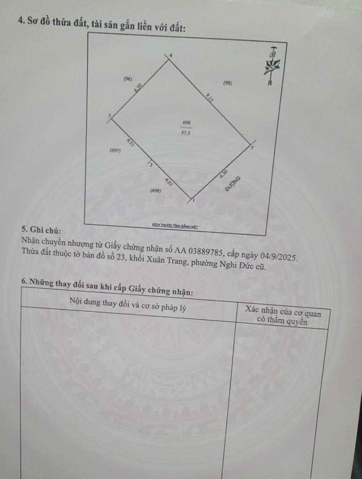 Đất nền Khối Xuân Trang, P Nghi Đức, 57m² giá 1.7 tỷ - Cơ hội đầu tư hấp dẫn!