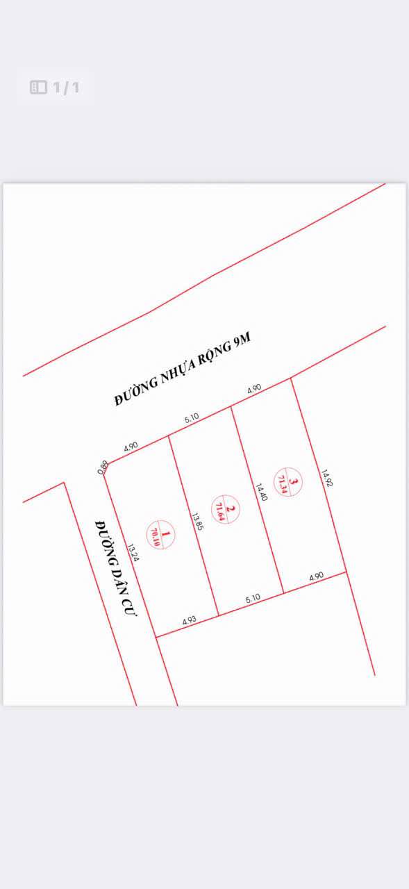 Đất Nghi Phú Vinh 71m² giá 3.85 tỷ - Lô góc tiềm năng đầu tư!