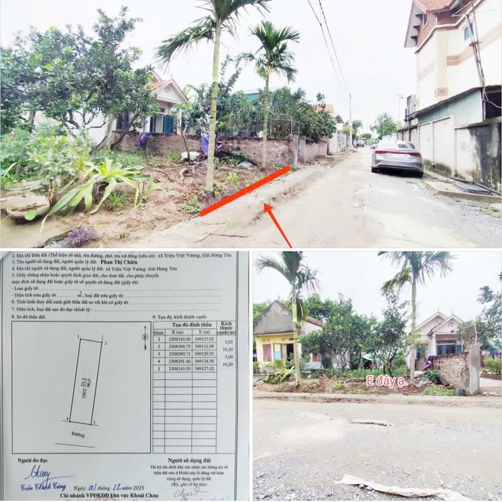 Đất thổ cư 96m² Tân Dân Khoái Châu - Đầu tư tiềm năng, giá chỉ 2 tỷ!