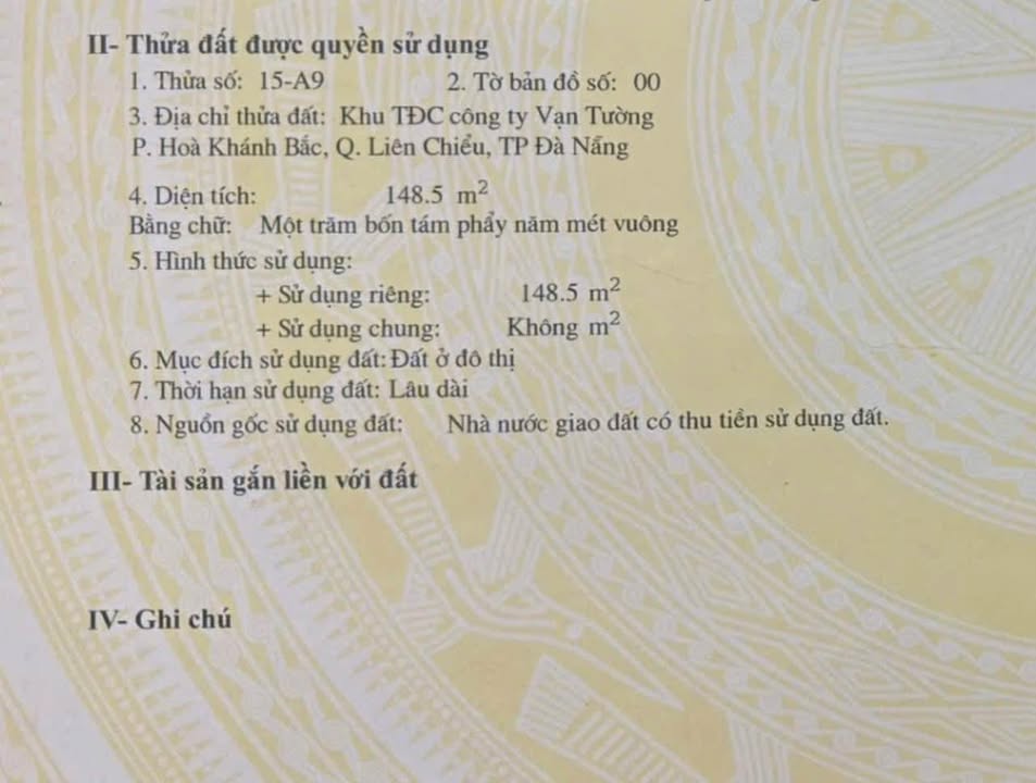 Bán đất Đường Bàu Mạc 3, Hòa Khánh Bắc, Liên Chiểu 149m² - Gần biển Nguyễn Chánh!
