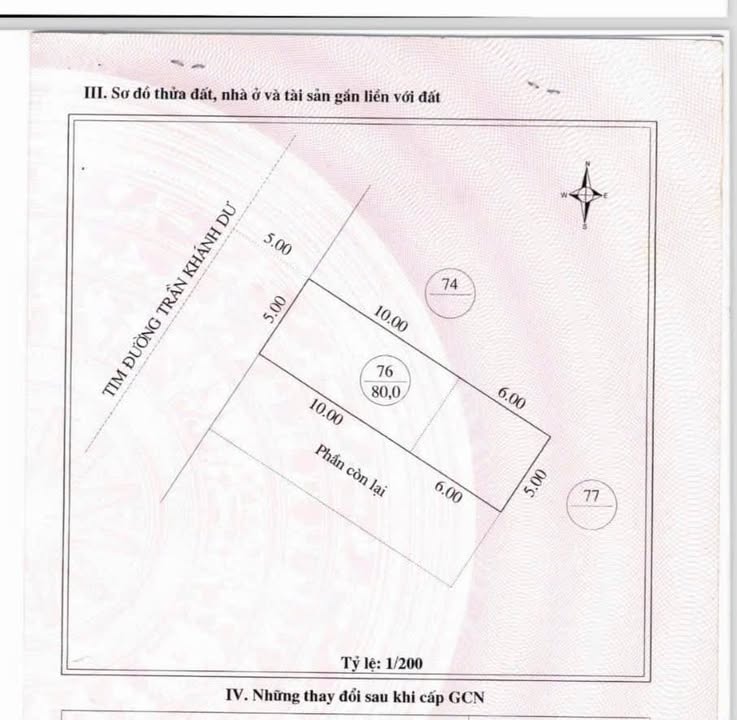 Nhà mặt tiền đường Trần Khánh Dư, Quy Nhơn 80m² giá 7 tỷ - Vị trí trung tâm đắc địa!