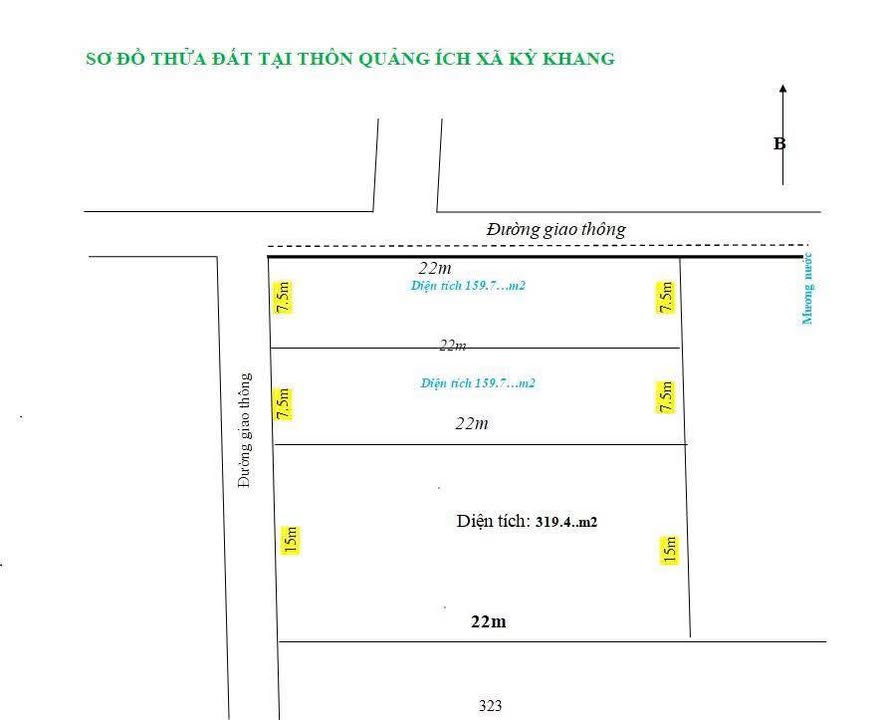 Đất thổ cư Kỳ Khang 330m² giá 1 tỷ - Cơ hội đầu tư hấp dẫn!