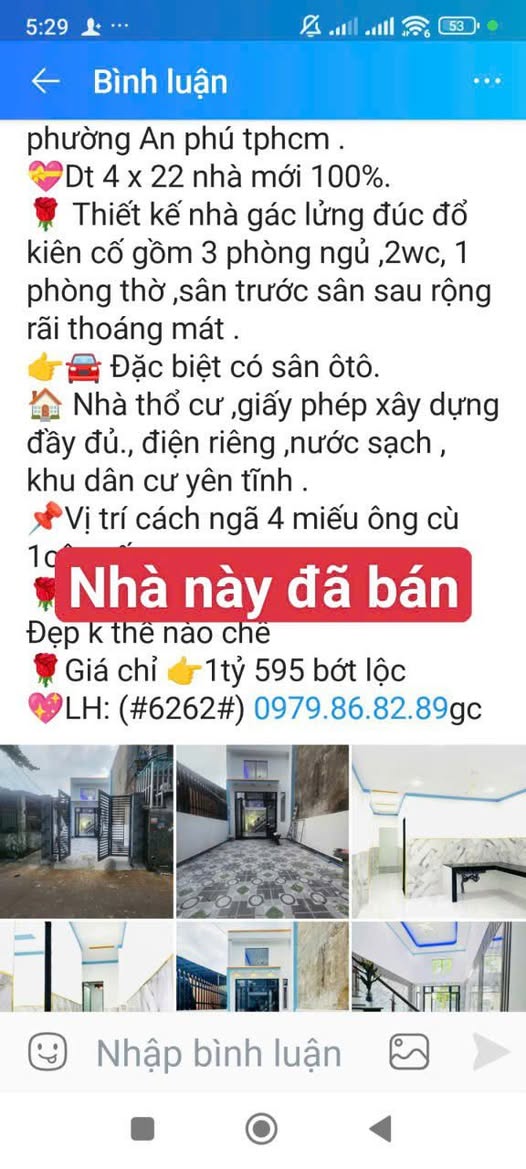 Nhà phố An Phú, Thủ Đức 88m² giá 1.595 tỷ - Nhà mới 100%, ô tô vào tận nhà!