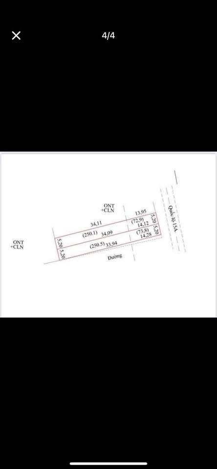 Đất nền góc 2 mặt tiền Quốc lộ 15A Nhân Sơn 500m² giá chỉ 3 tỷ - Cơ hội đầu tư sinh lời!