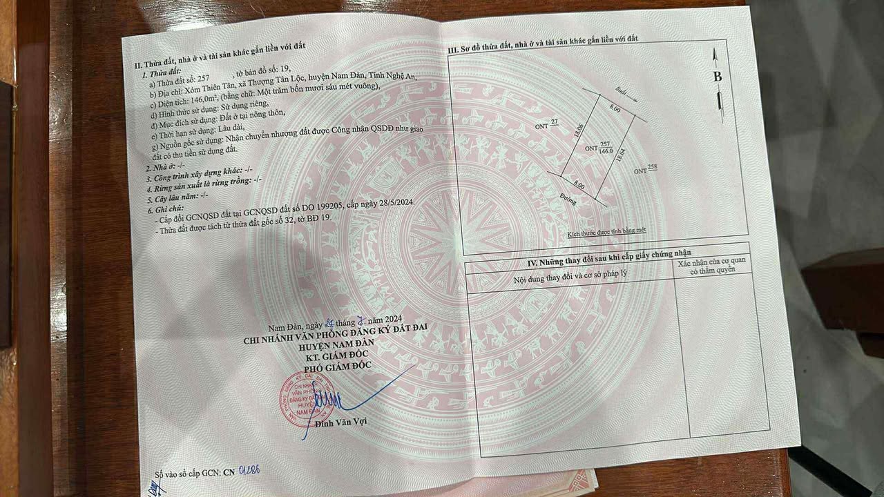 Đất nền Thượng Tân Lộc 146m² - Đường ô tô tránh nhau, giá thỏa thuận!