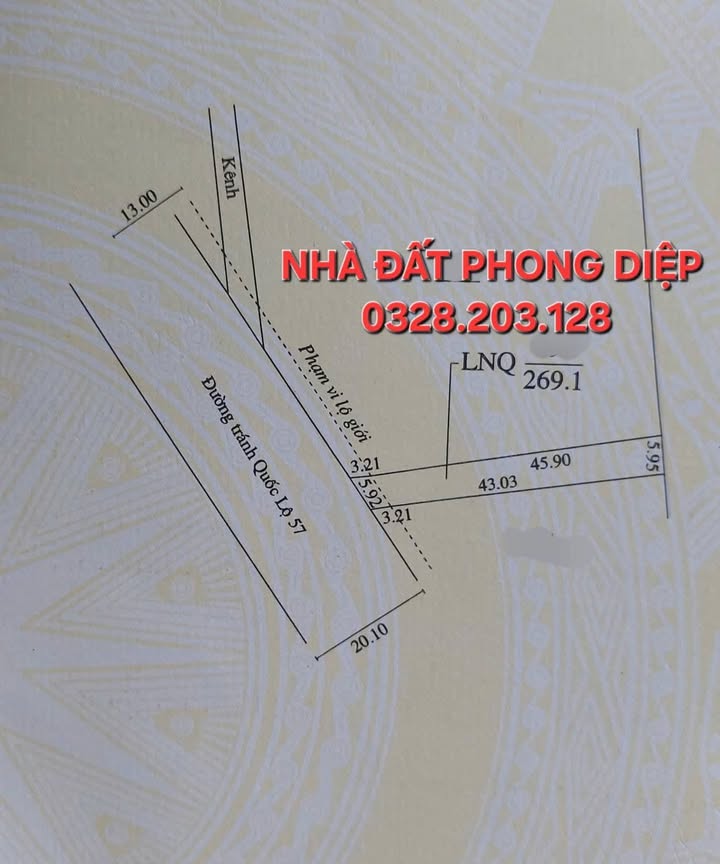 Đất mặt tiền đường Đồng Khởi, Chợ Lách 269m² giá 2.3 tỷ - Tiềm năng sinh lời nhanh!