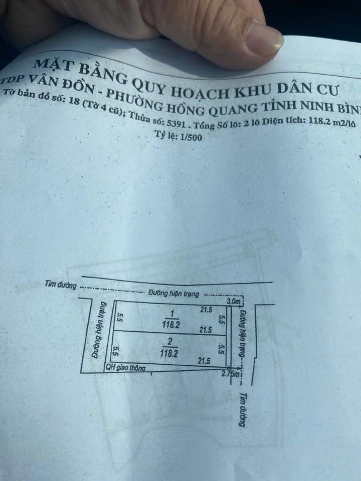 Đất nền Vân Đồn, Nghĩa An 118m² giá 900 triệu - Lô góc 3 mặt tiền hấp dẫn!