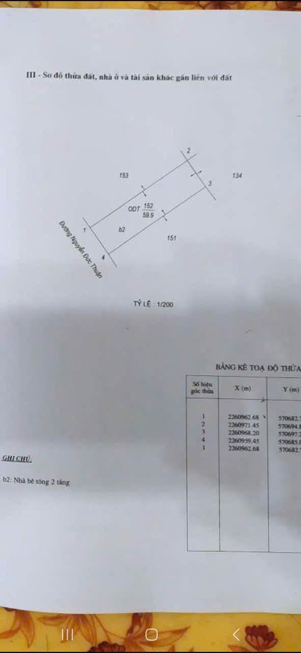 Nhà phố mặt tiền đường Nguyễn Đức Thuận, 60m² giá 7.1 tỷ - Đầu tư sinh lời!