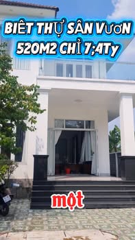 Biệt thự Chánh Nghĩa Thủ Dầu Một 520m² giá 7.4 tỷ - View sông thoáng mát!