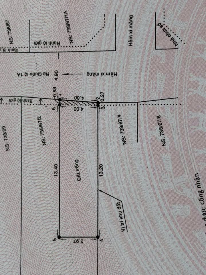 Đất hẻm 738 Quốc lộ 1A, Bình Hưng Hoà B, 54m² giá 3.6 tỷ - Cơ hội đầu tư tuyệt vời!