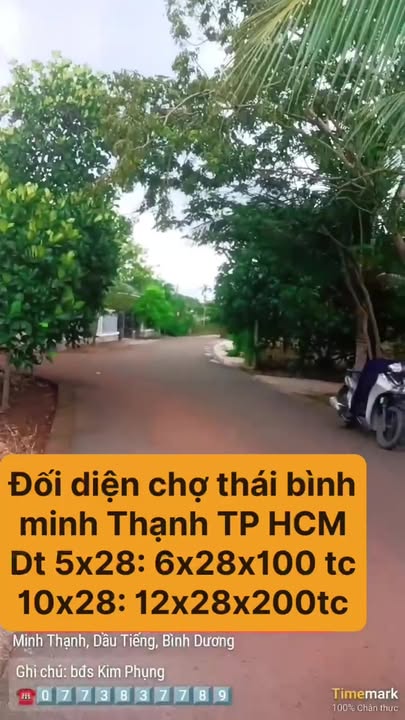 Đất vườn Dầu Tiếng, Củ Chi 160m² giá chỉ 680 triệu - Cơ hội hiếm có!