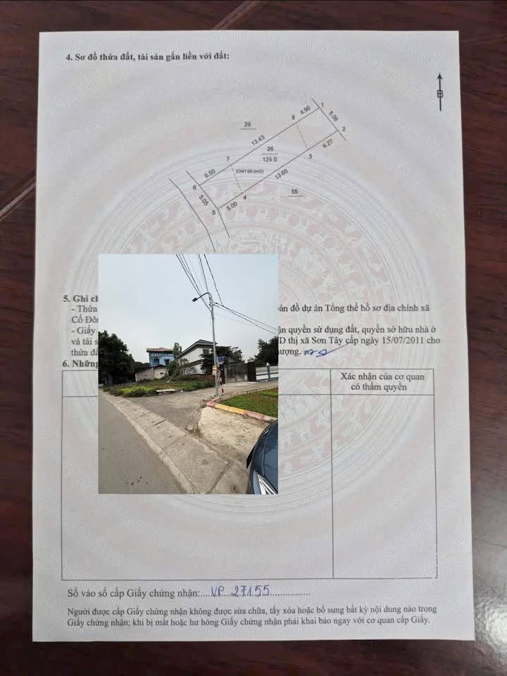 Đất nền Đoài Phương, Quốc Oai 125m² giá 2 tỷ - Sổ đỏ chính chủ, ô tô vào tận nơi!