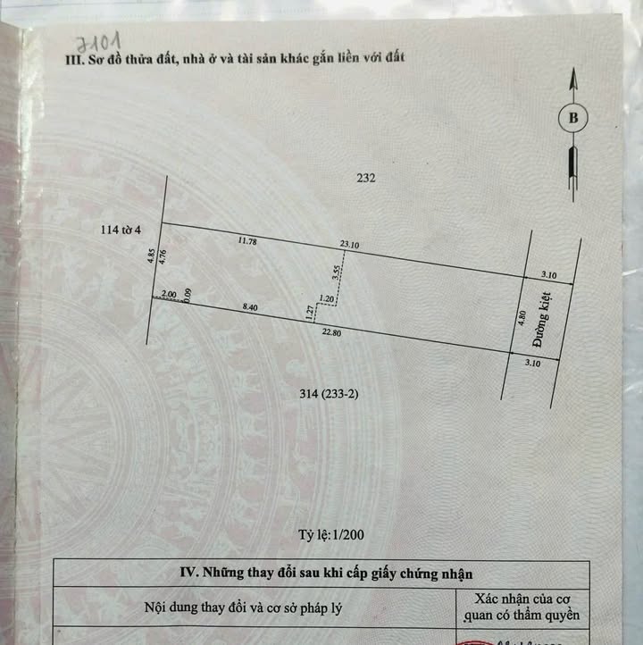 Bán đất kiệt 4M Lương Văn Can, An Cựu, 110m² chỉ 2.75 tỷ - Sổ hồng chính chủ!