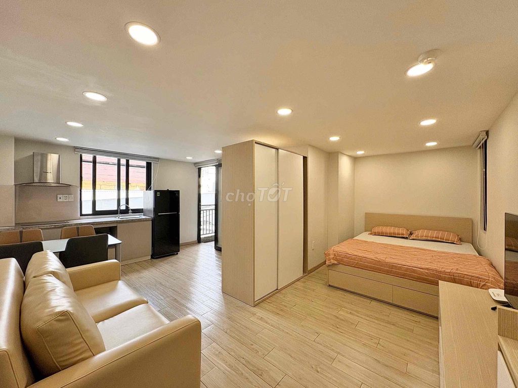 Căn hộ dịch vụ Nơ Trang Long, Bình Thạnh 50m² giá 7 triệu - Đầy đủ tiện nghi, sát quận 1!