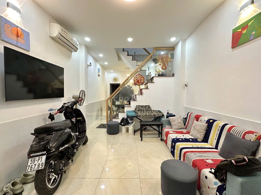 🏡Nhà đẹp Ngô Tất Tố – Bình Thạnh | 44m² – 2 tầng – Ô tô ngủ trong nhà💰