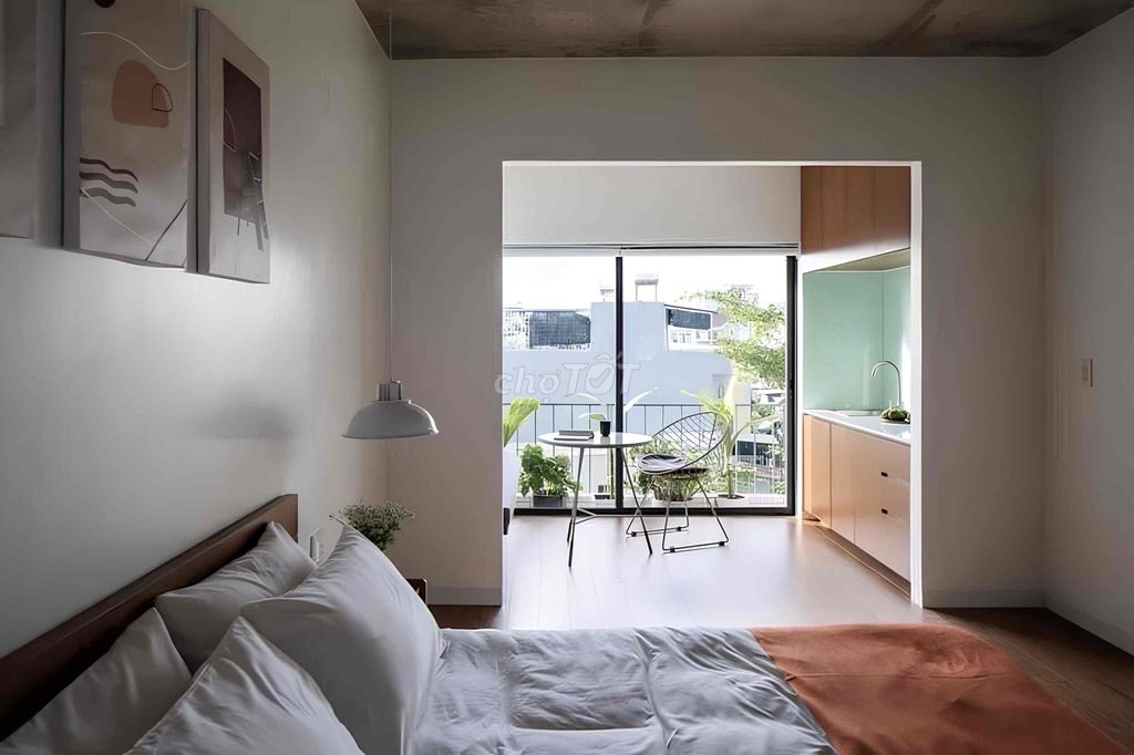 Căn hộ Studio tách bếp 40m² giá 8.5 triệu - Đầy đủ nội thất hiện đại