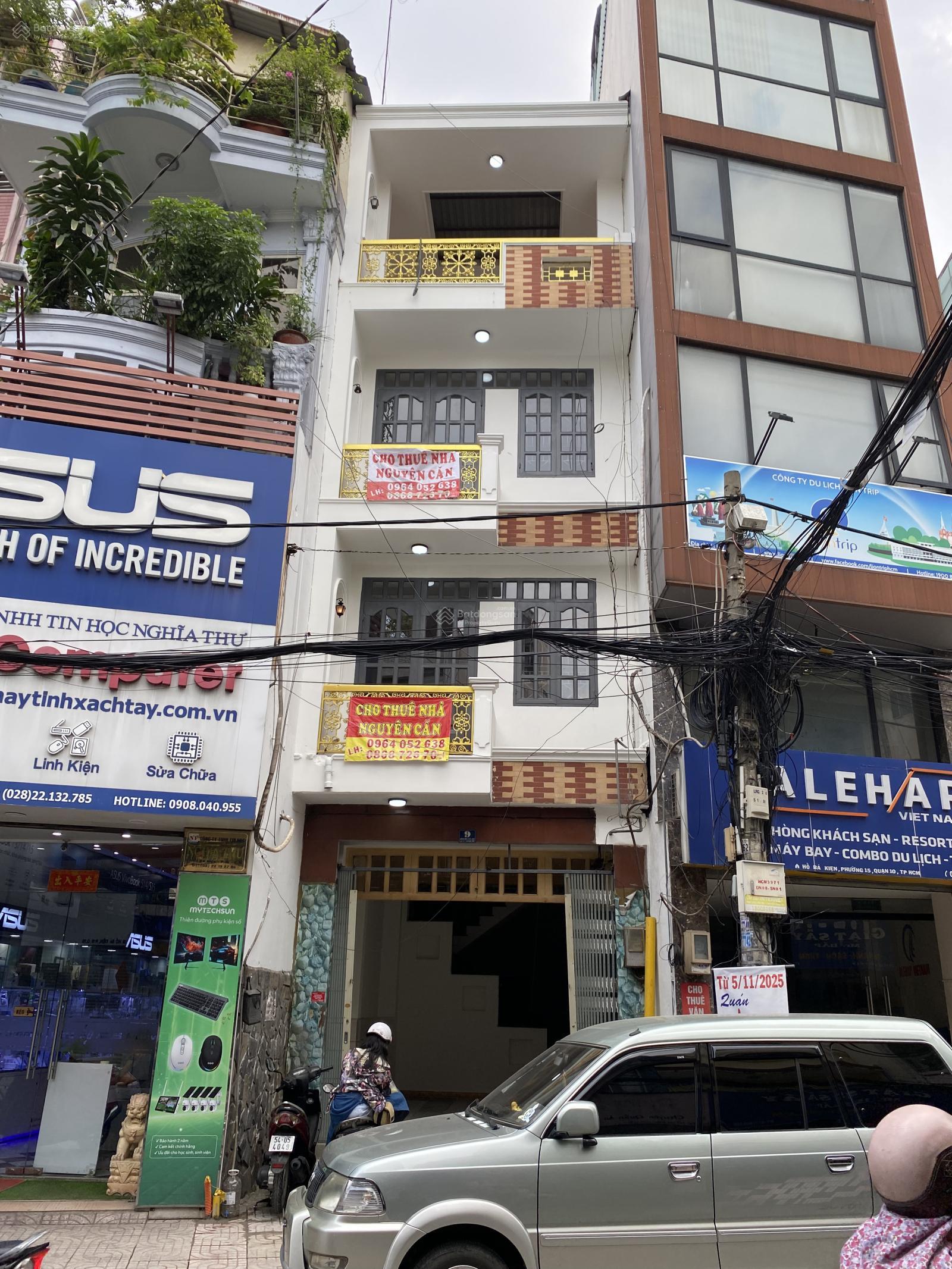 Cho thuê nhà mặt tiền đường Hồ Bá Kiện 60m² giá 45 triệu - Hỗ trợ setup ngành nghề!