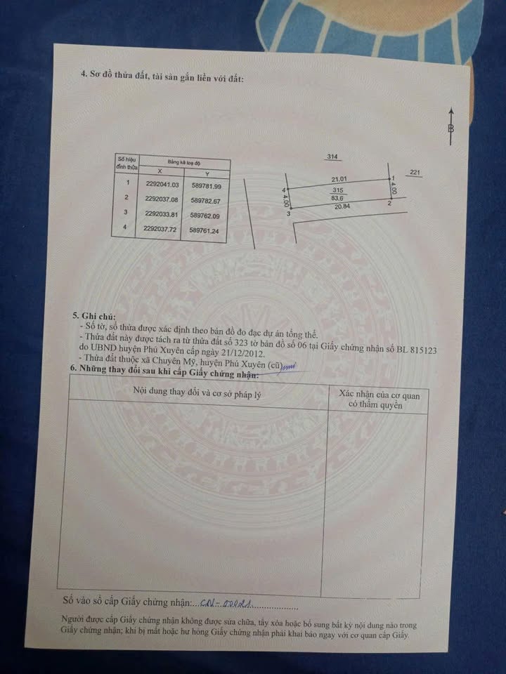 Bán đất Chuyên Mỹ, Phú Xuyên 83.6m² giá 1.95 tỷ - Lô góc 2 mặt đường thuận lợi!