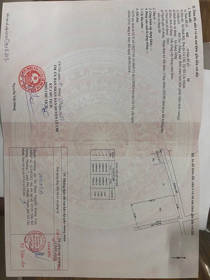 Đất nền Bình Mỹ, Củ Chi 404.5m² giá 4.7 tỷ - Sổ đỏ chính chủ, xây dựng tự do!