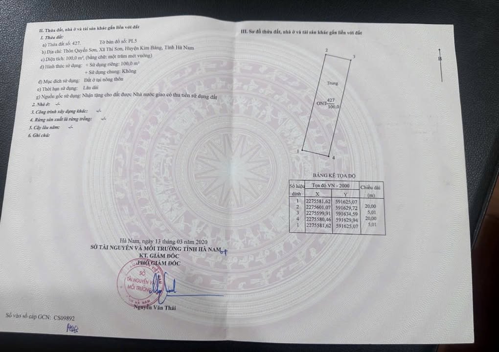 Đất nền Thi Sơn Kim Bảng 100m² giá thỏa thuận - Đường rộng, dân cư đông đúc!