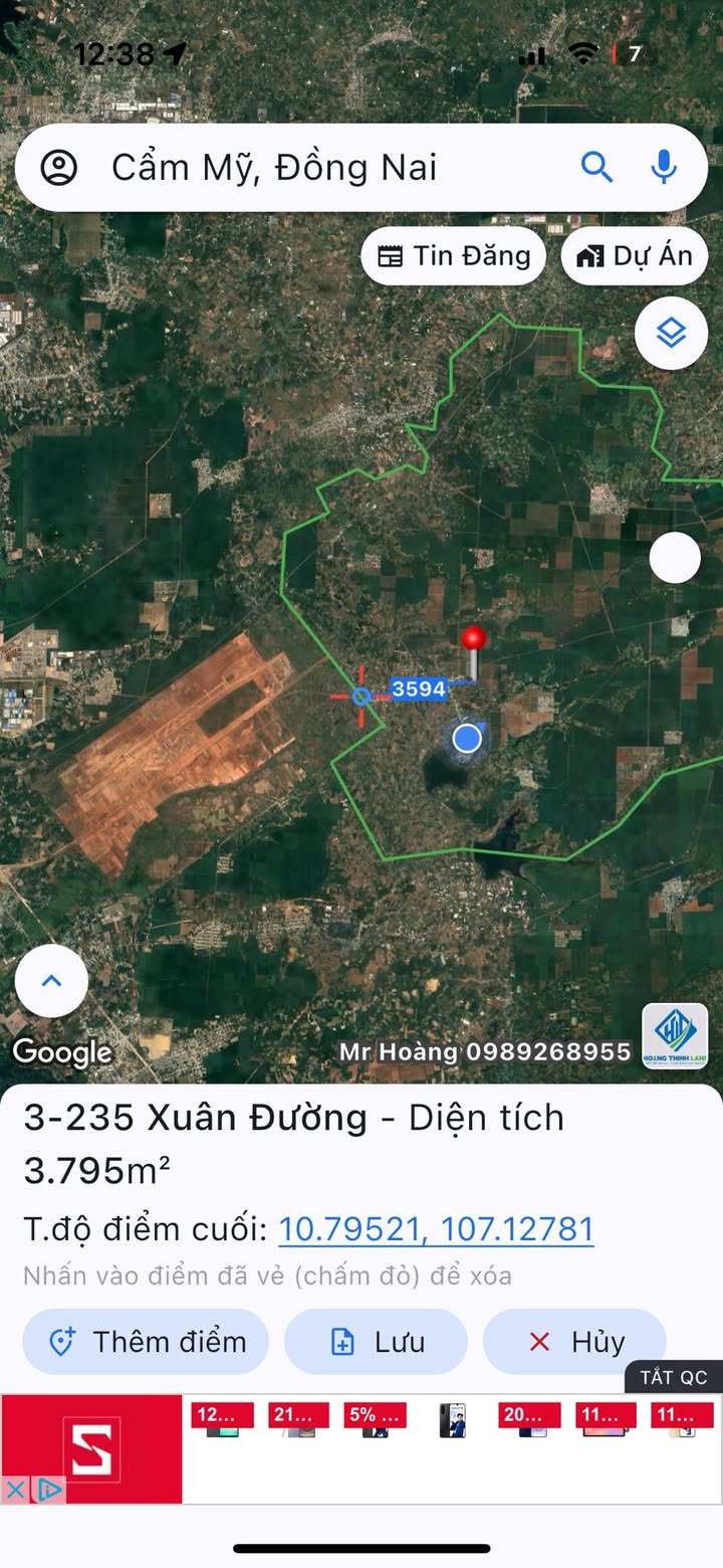 Đất nền Xuân Đường, Cẩm Mỹ 1000m² giá 1.5 tỷ - Cơ hội đầu tư sinh lời!