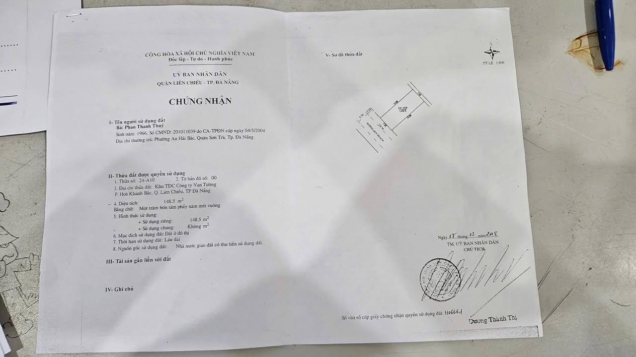 Đất nền biệt thự Bàu Mạc, Đà Nẵng 148m² giá 7.2 tỷ - Đầu tư sinh lời ngay!